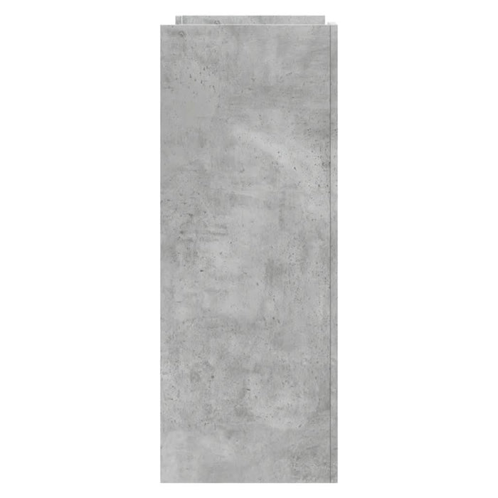 Masă consolă, gri beton, 100x35x90 cm, lemn prelucrat - WALTI WALTI
