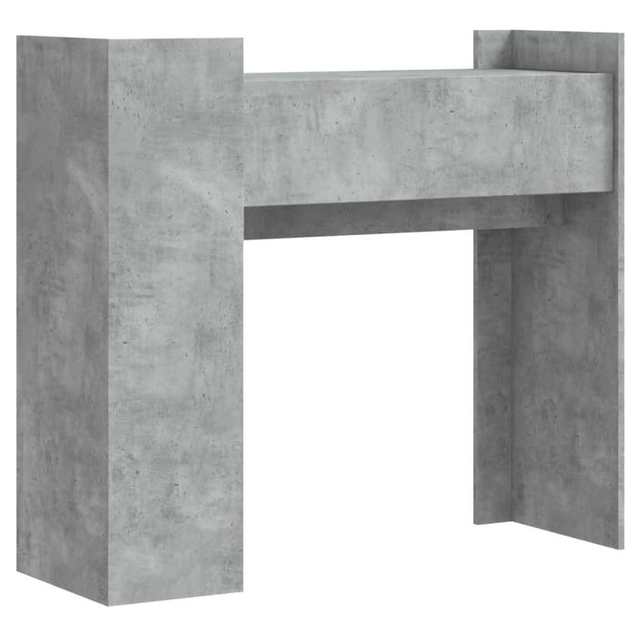 Masă consolă, gri beton, 100x35x90 cm, lemn prelucrat - WALTI WALTI