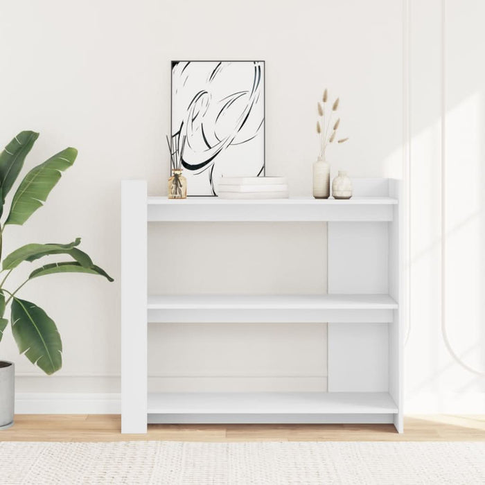 Masă consolă, alb, 100x35x90 cm, lemn prelucrat - WALTI WALTI