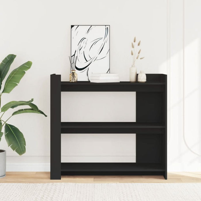 Măsuță consolă, negru, 100x35x90 cm, lemn prelucrat - WALTI WALTI