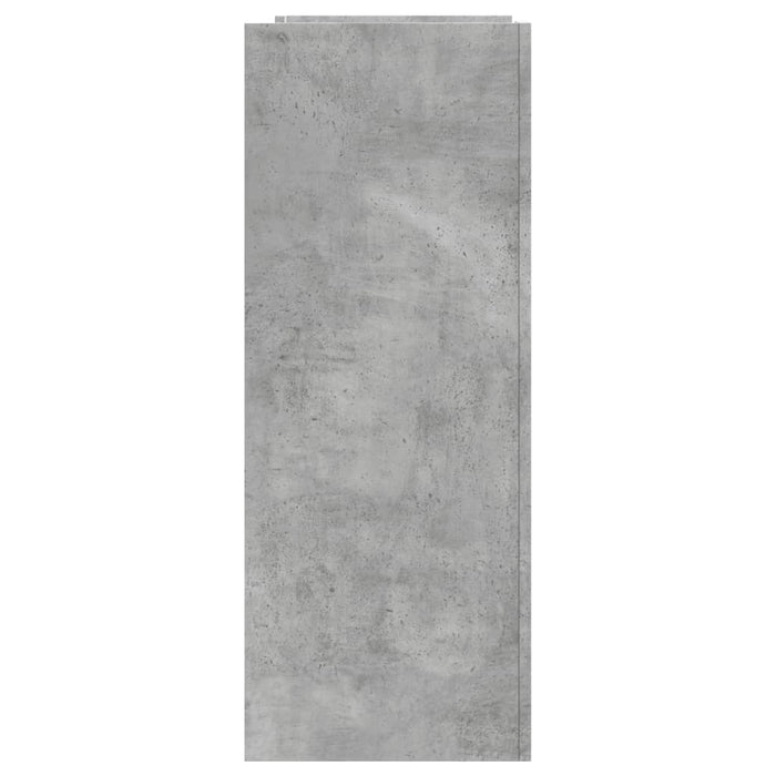 Masă consolă, gri beton, 100x35x90 cm, lemn prelucrat - WALTI WALTI