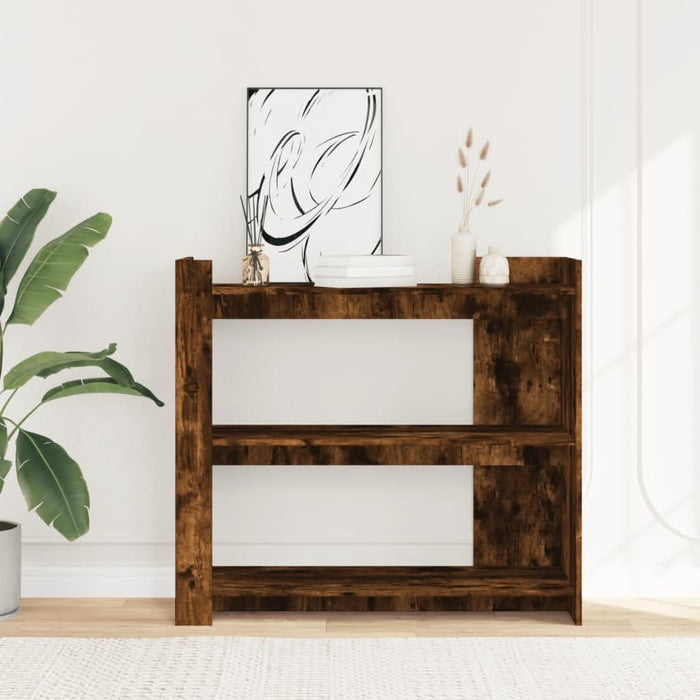 Măsuță consolă, stejar fumuriu, 100x35x90 cm, lemn prelucrat - WALTI WALTI