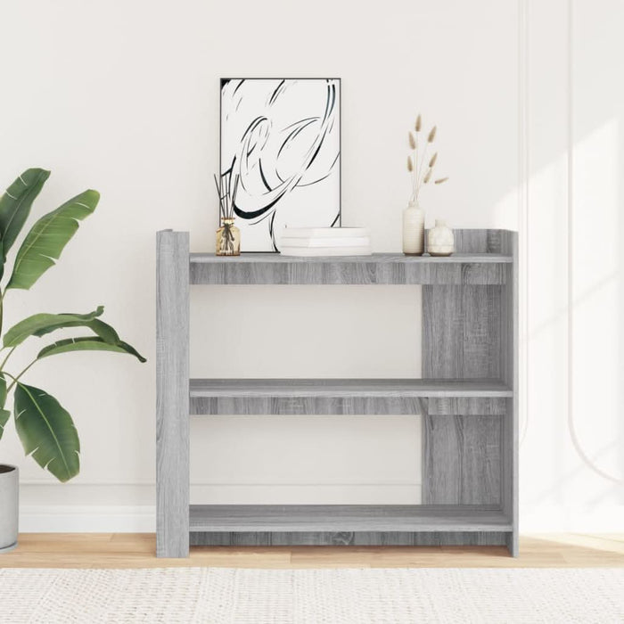 Măsuță consolă, gri sonoma, 100x35x90 cm, lemn prelucrat - WALTI WALTI