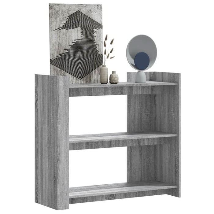Măsuță consolă, gri sonoma, 100x35x90 cm, lemn prelucrat - WALTI WALTI