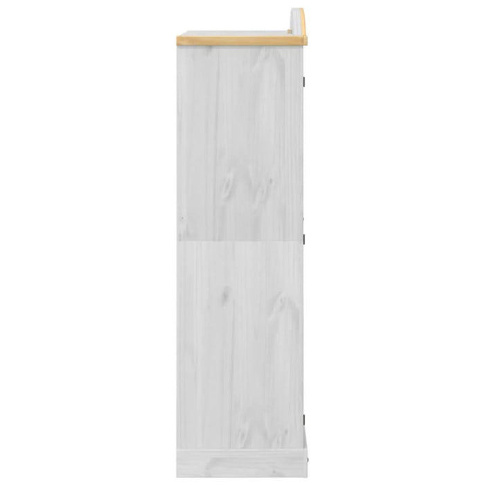 Șifonier „Corona”, alb, 102x52x186 cm, lemn masiv de pin - WALTI WALTI