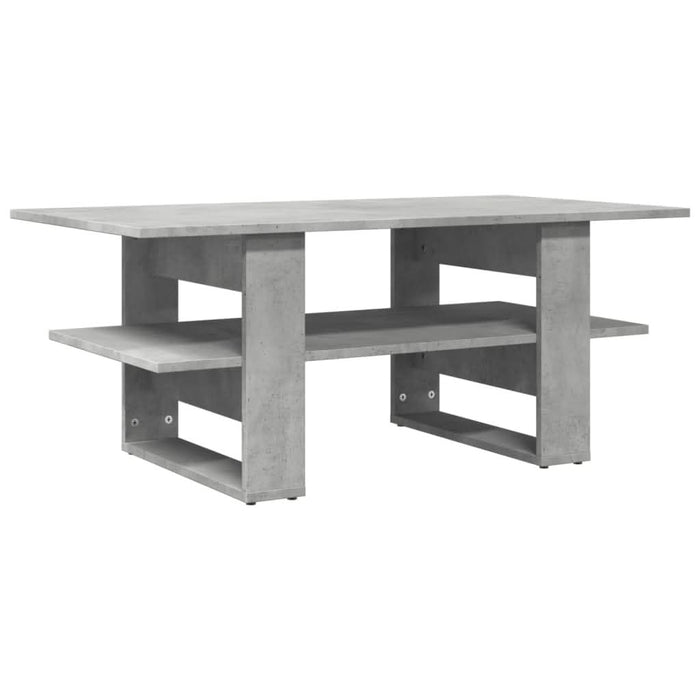 Măsuță de cafea, gri beton, 102x55x42 cm, lemn prelucrat - WALTI WALTI