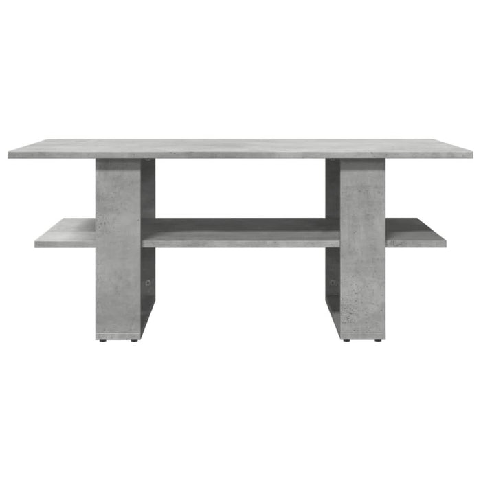 Măsuță de cafea, gri beton, 102x55x42 cm, lemn prelucrat - WALTI WALTI