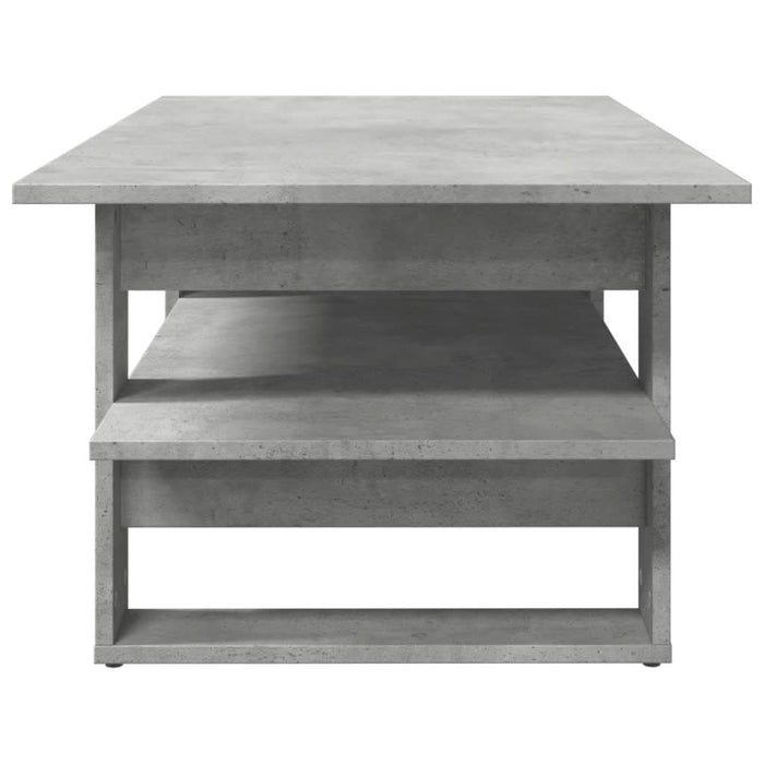 Măsuță de cafea, gri beton, 102x55x42 cm, lemn prelucrat - WALTI WALTI