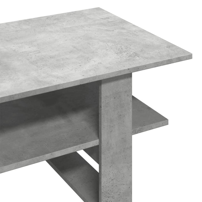 Măsuță de cafea, gri beton, 102x55x42 cm, lemn prelucrat - WALTI WALTI