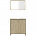 Set mobilier de baie, 2 piese, stejar sonoma, lemn prelucrat - WALTI WALTI