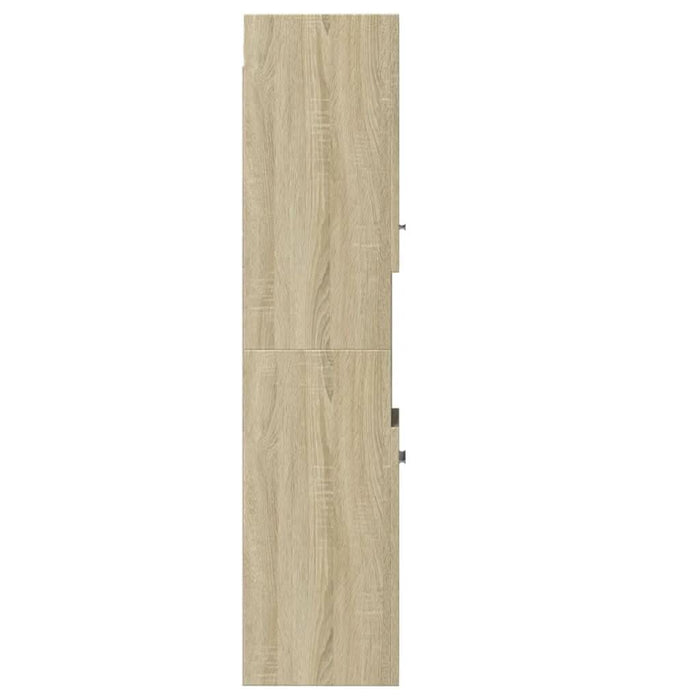 Dulap de baie, stejar sonoma, 30x30x130 cm, lemn prelucrat - WALTI WALTI