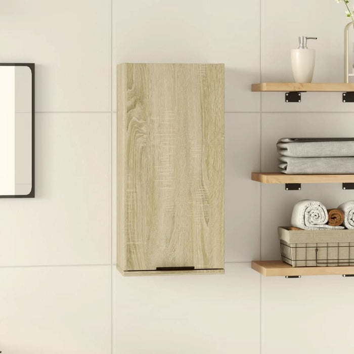 Dulap de baie montat pe perete, stejar sonoma, 32x20x67 cm - WALTI WALTI