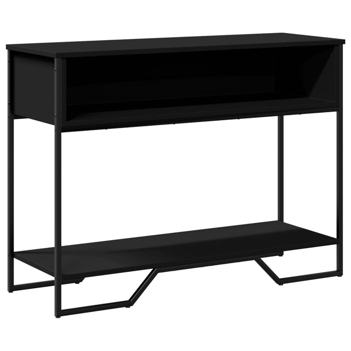 Măsuță consolă, negru, 100x35x74,5 cm, lemn prelucrat - WALTI WALTI