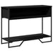 Măsuță consolă, negru, 100x35x74,5 cm, lemn prelucrat - WALTI WALTI