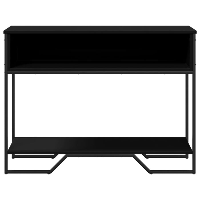 Măsuță consolă, negru, 100x35x74,5 cm, lemn prelucrat - WALTI WALTI