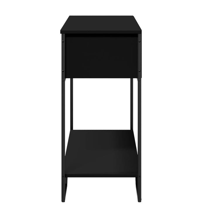 Măsuță consolă, negru, 100x35x74,5 cm, lemn prelucrat - WALTI WALTI