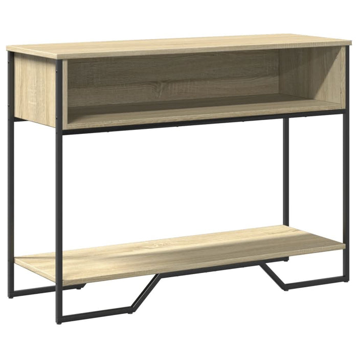 Măsuță consolă, stejar sonoma, 100x35x74,5 cm, lemn prelucrat - WALTI WALTI