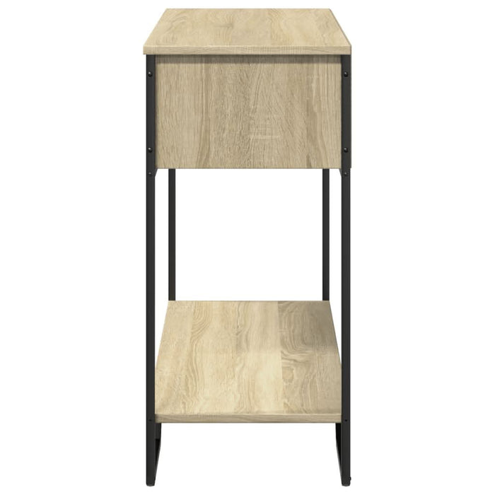 Măsuță consolă, stejar sonoma, 100x35x74,5 cm, lemn prelucrat - WALTI WALTI