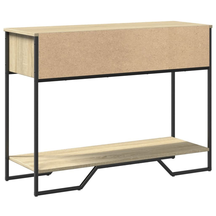 Măsuță consolă, stejar sonoma, 100x35x74,5 cm, lemn prelucrat - WALTI WALTI