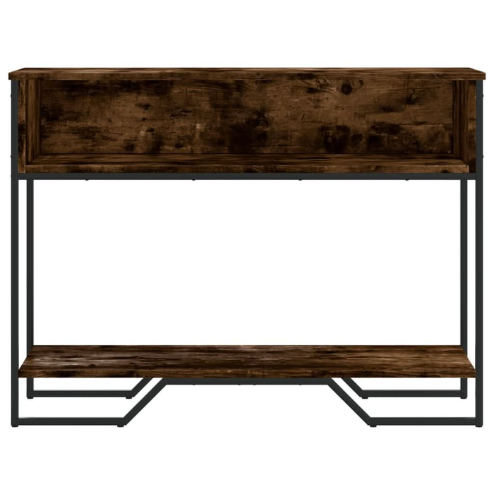 Măsuță consolă, stejar fumuriu, 100x35x74,5 cm, lemn prelucrat - WALTI WALTI