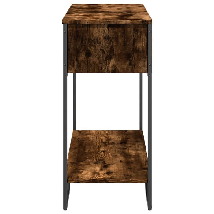 Măsuță consolă, stejar fumuriu, 100x35x74,5 cm, lemn prelucrat - WALTI WALTI