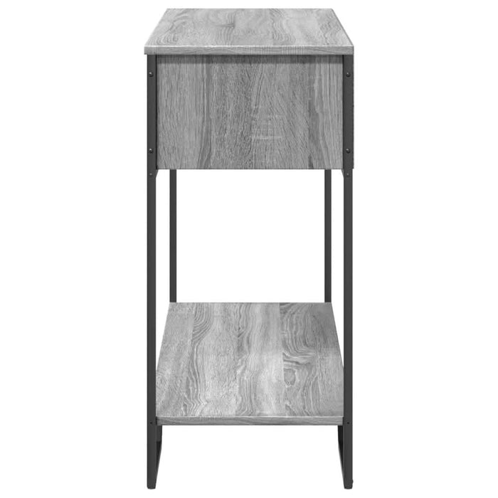 Măsuță consolă, gri sonoma, 100x35x74,5 cm, lemn prelucrat - WALTI WALTI