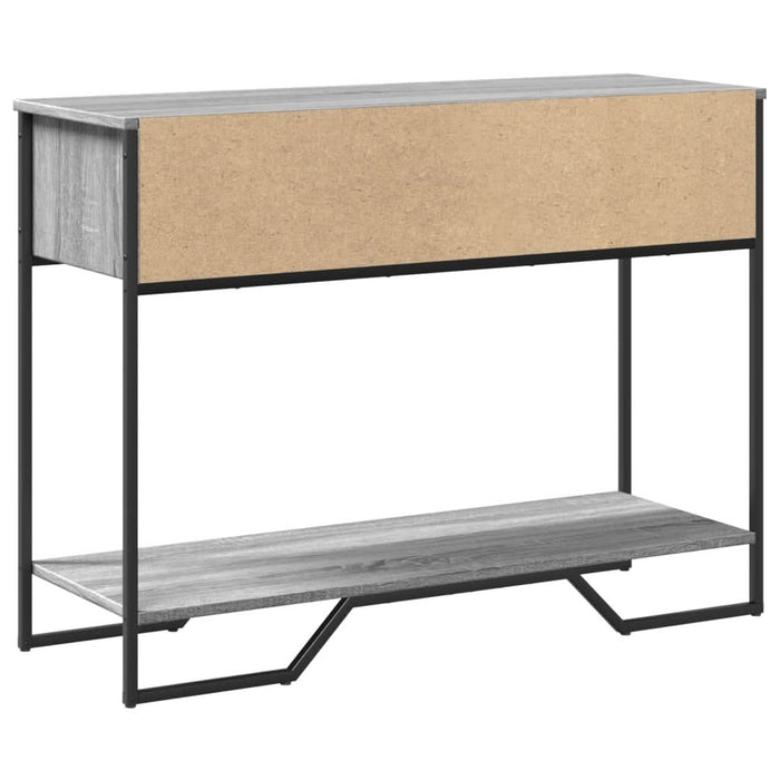 Măsuță consolă, gri sonoma, 100x35x74,5 cm, lemn prelucrat - WALTI WALTI