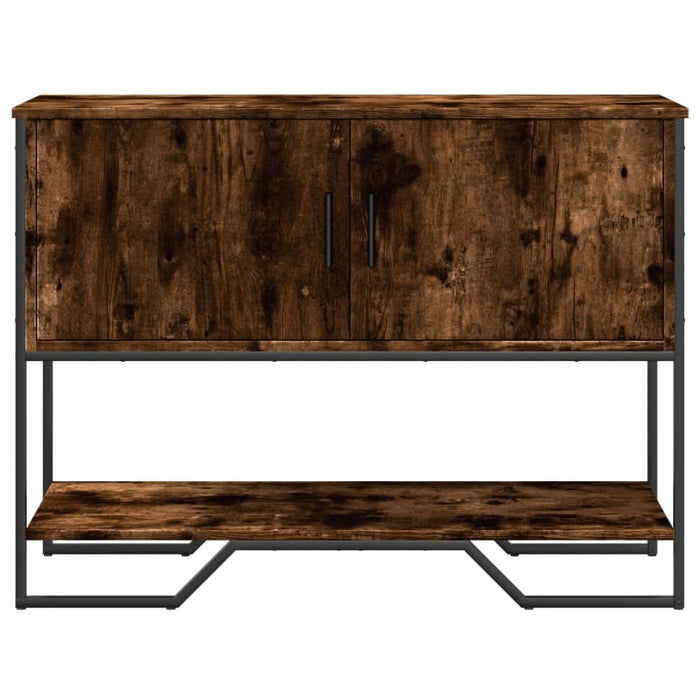 Măsuță consolă, stejar fumuriu, 100x35x74,5 cm, lemn prelucrat - WALTI WALTI