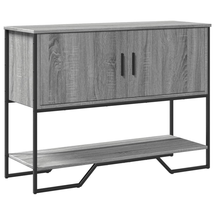 Măsuță consolă, gri sonoma, 100x35x74,5 cm, lemn prelucrat - WALTI WALTI