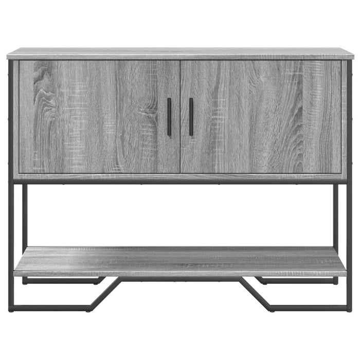 Măsuță consolă, gri sonoma, 100x35x74,5 cm, lemn prelucrat - WALTI WALTI