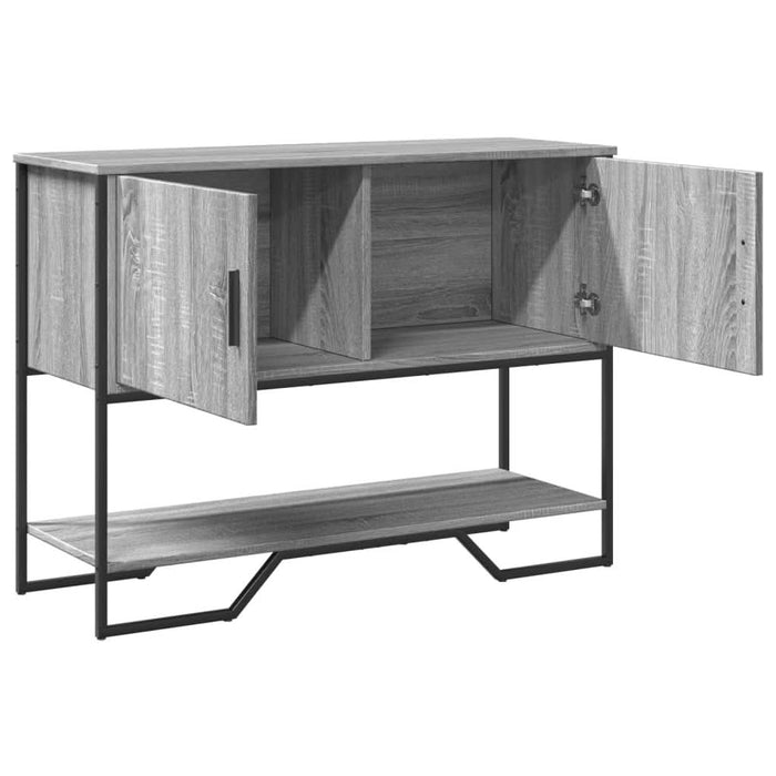 Măsuță consolă, gri sonoma, 100x35x74,5 cm, lemn prelucrat - WALTI WALTI