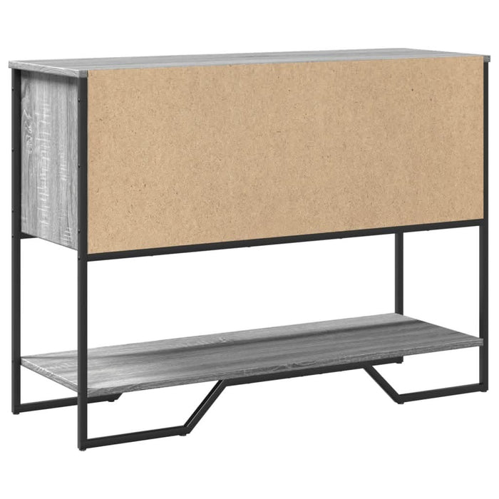 Măsuță consolă, gri sonoma, 100x35x74,5 cm, lemn prelucrat - WALTI WALTI