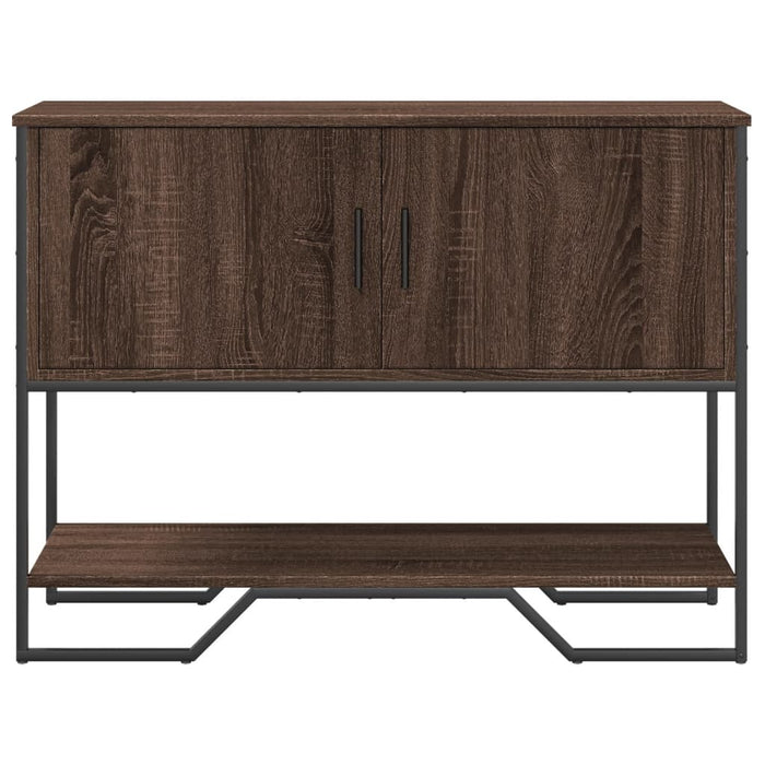 Măsuță consolă, stejar maro, 100x35x74,5 cm, lemn prelucrat WALTI
