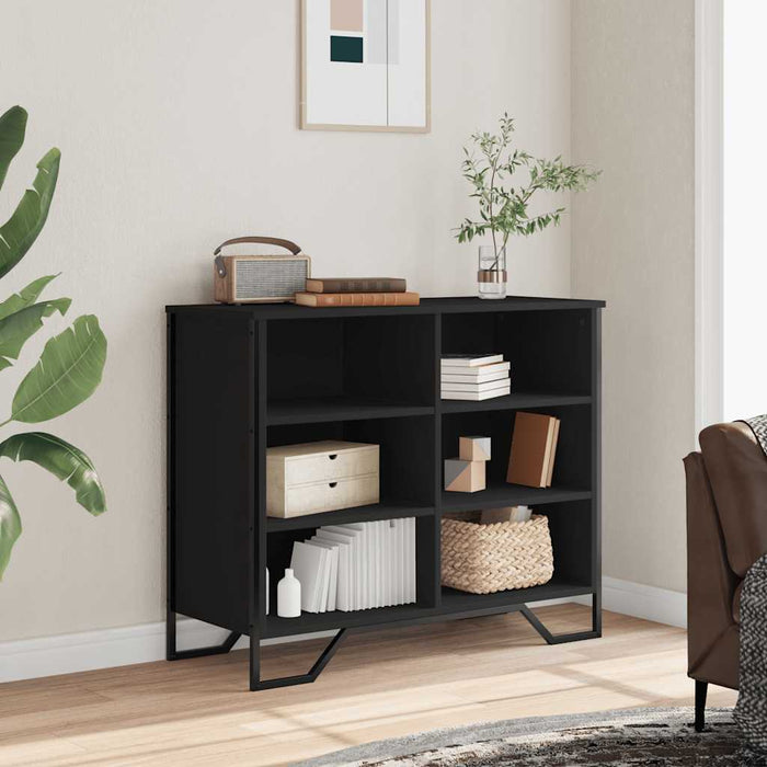 Dulap, negru, 91x35,5x74,5 cm, lemn prelucrat - WALTI WALTI