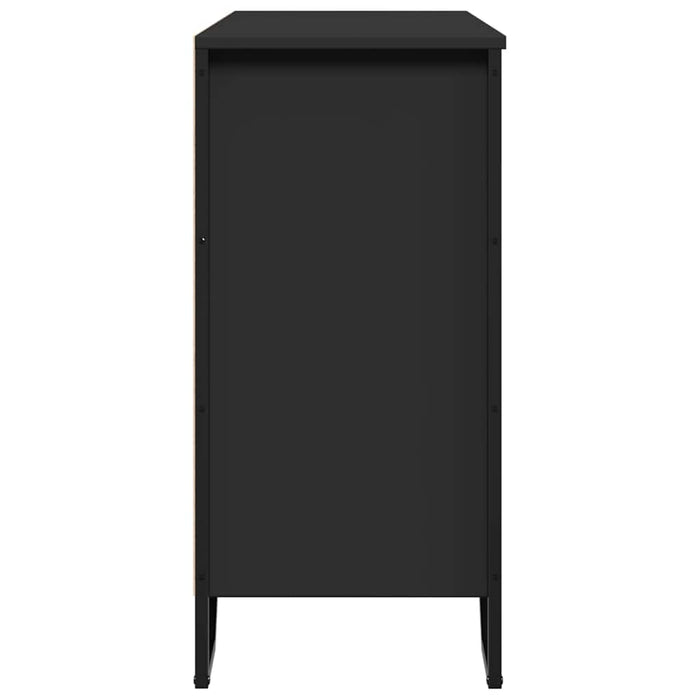 Dulap, negru, 91x35,5x74,5 cm, lemn prelucrat - WALTI WALTI
