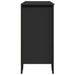 Dulap, negru, 91x35,5x74,5 cm, lemn prelucrat - WALTI WALTI