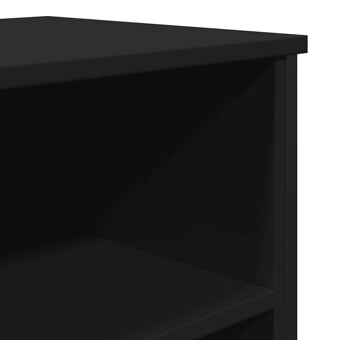 Dulap, negru, 91x35,5x74,5 cm, lemn prelucrat - WALTI WALTI