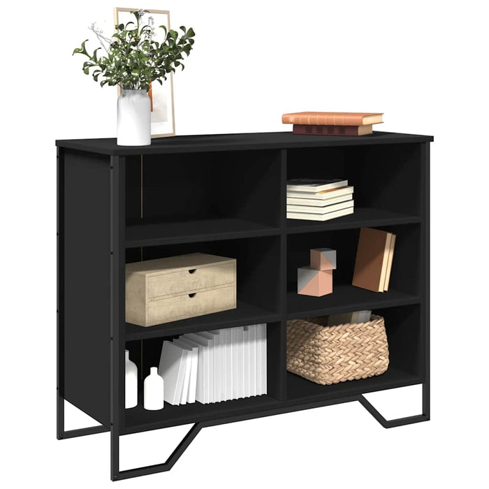 Dulap, negru, 91x35,5x74,5 cm, lemn prelucrat - WALTI WALTI
