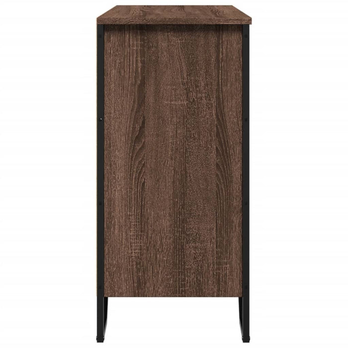 Dulap, stejar maro, 91x35,5x74,5 cm, lemn prelucrat - WALTI WALTI