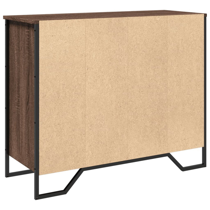 Dulap, stejar maro, 91x35,5x74,5 cm, lemn prelucrat - WALTI WALTI