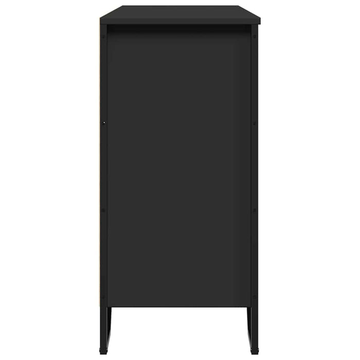Dulap, negru, 101x35,5x74,5 cm, lemn prelucrat - WALTI WALTI