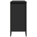 Dulap, negru, 101x35,5x74,5 cm, lemn prelucrat - WALTI WALTI