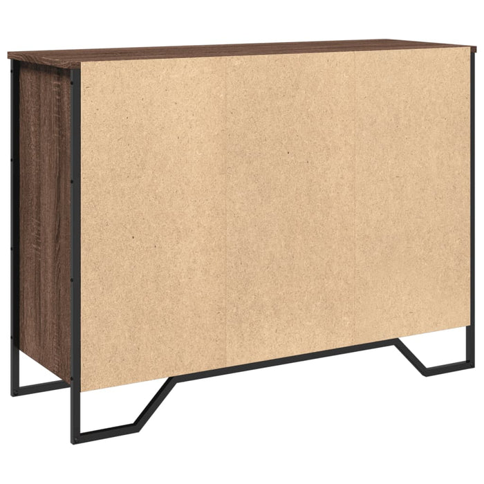 Dulap, stejar maro, 101x35,5x74,5 cm, lemn prelucrat - WALTI WALTI
