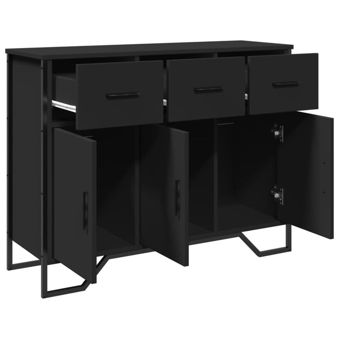 Dulap, negru, 97x32,5x74,5 cm, lemn prelucrat - WALTI WALTI