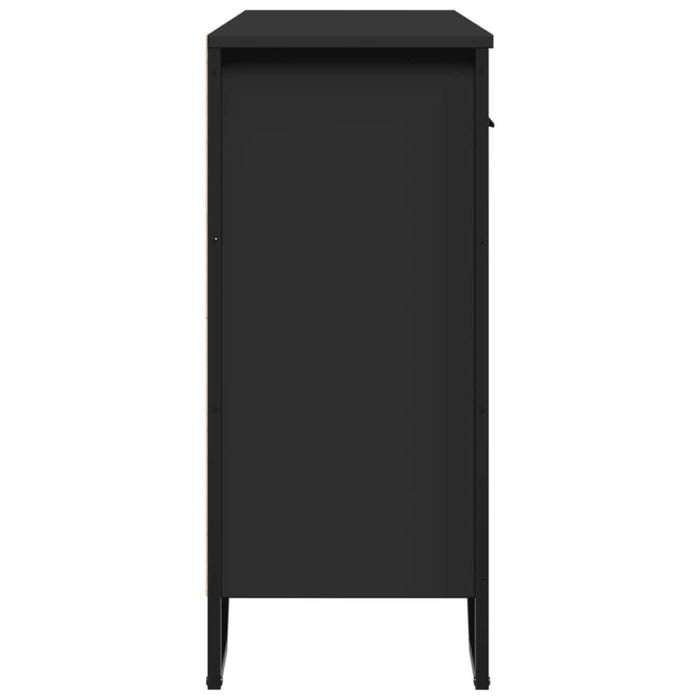 Dulap, negru, 97x32,5x74,5 cm, lemn prelucrat - WALTI WALTI
