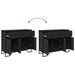 Dulap, negru, 97x32,5x74,5 cm, lemn prelucrat - WALTI WALTI
