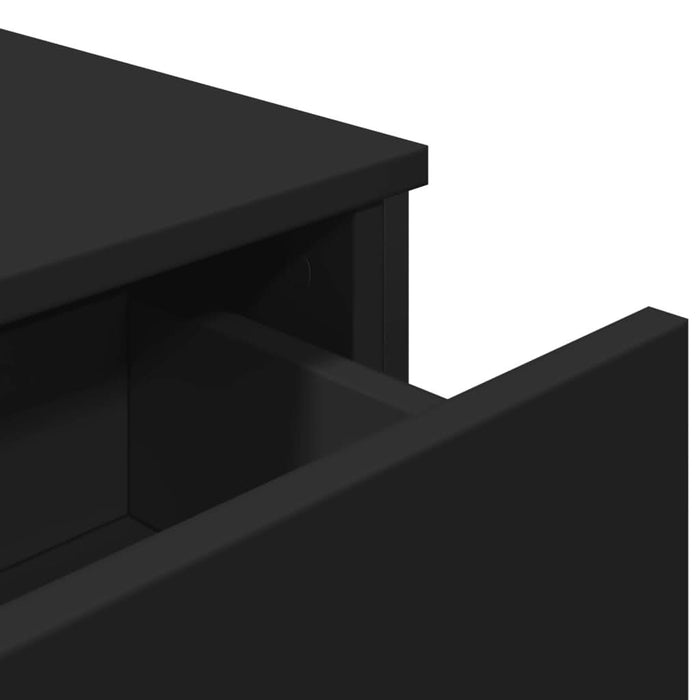 Dulap, negru, 97x32,5x74,5 cm, lemn prelucrat - WALTI WALTI