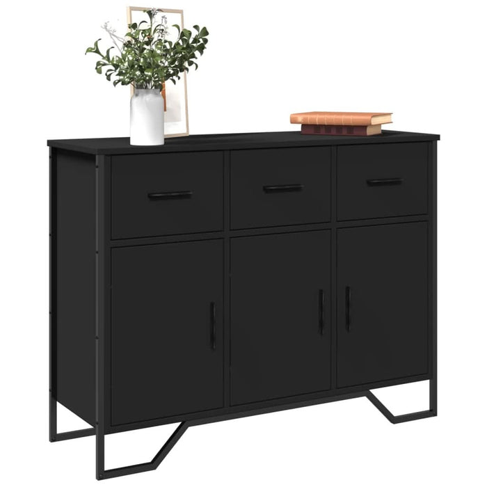 Dulap, negru, 97x32,5x74,5 cm, lemn prelucrat - WALTI WALTI