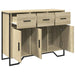 Dulap, stejar sonoma, 97x32,5x74,5 cm, lemn prelucrat - WALTI WALTI