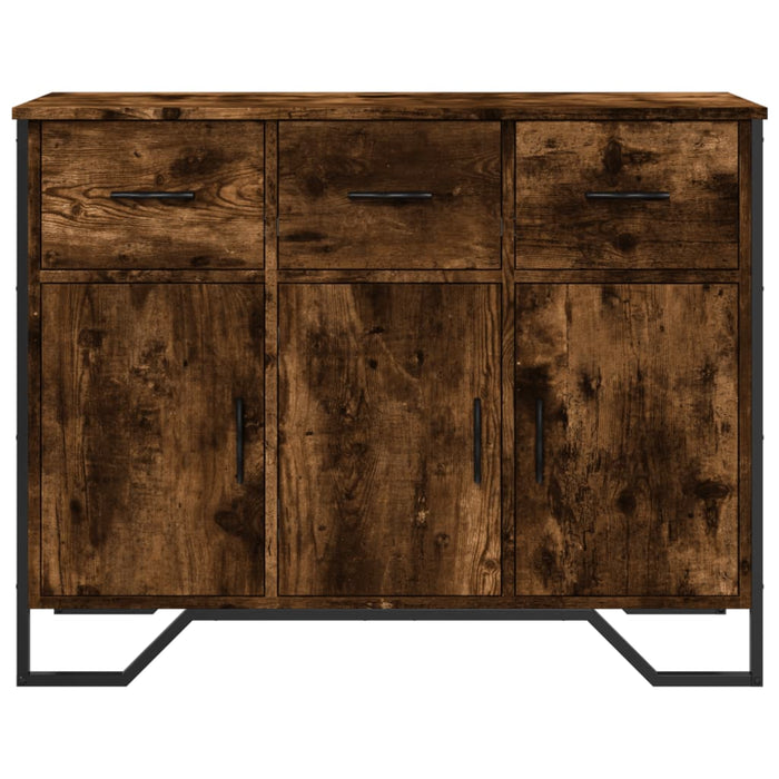 Dulap, stejar fumuriu, 97x32,5x74,5 cm, lemn prelucrat - WALTI WALTI